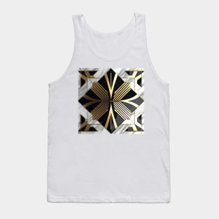 Marble White Gold Tank Top